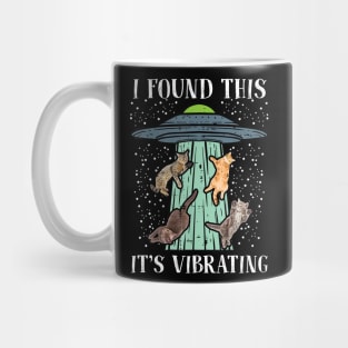 Found This Its Vibrating Alien Cats Abducted By UFO Mug